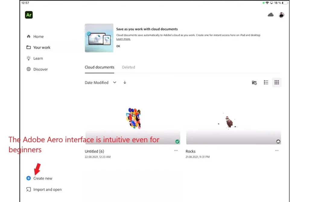 program’s interface Ar