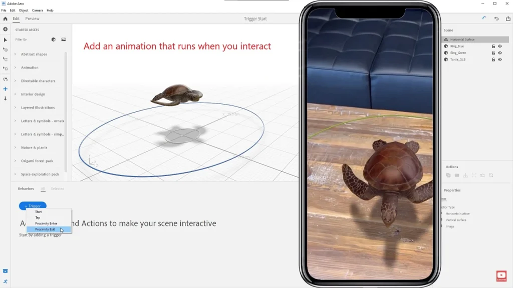 animation starts