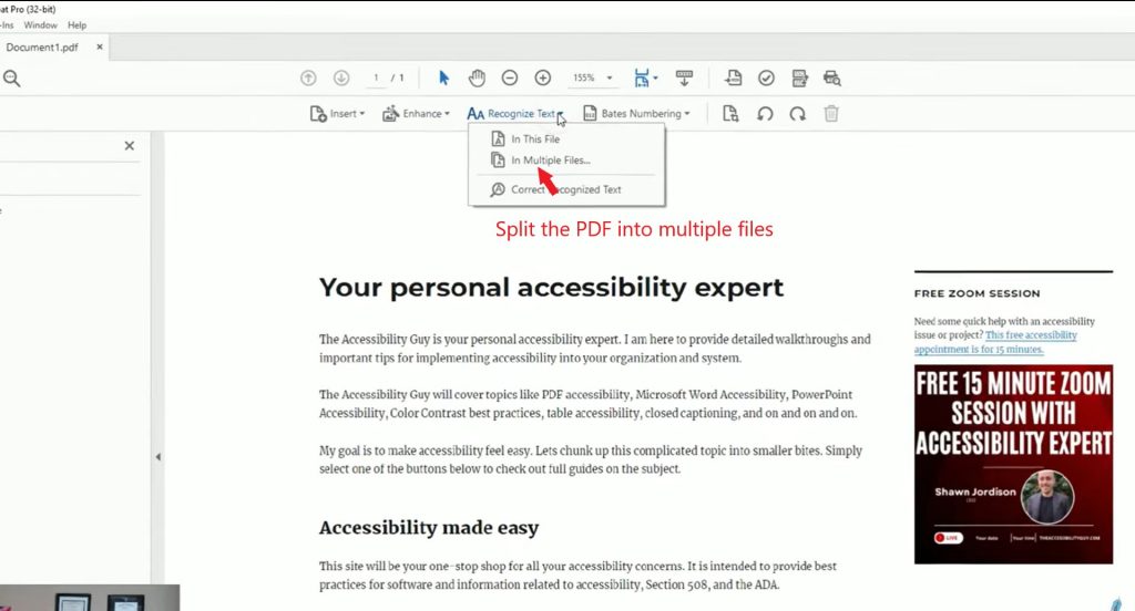 Split into Multiple Files