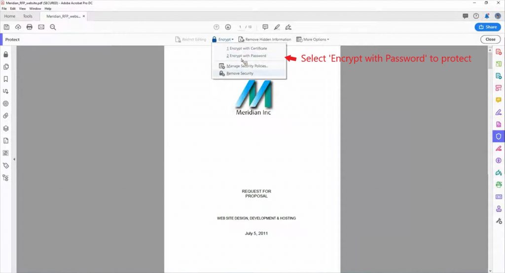 Encrypt with Password