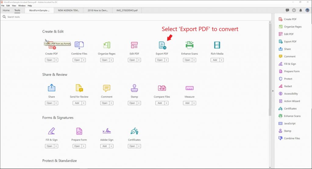 Export PDF