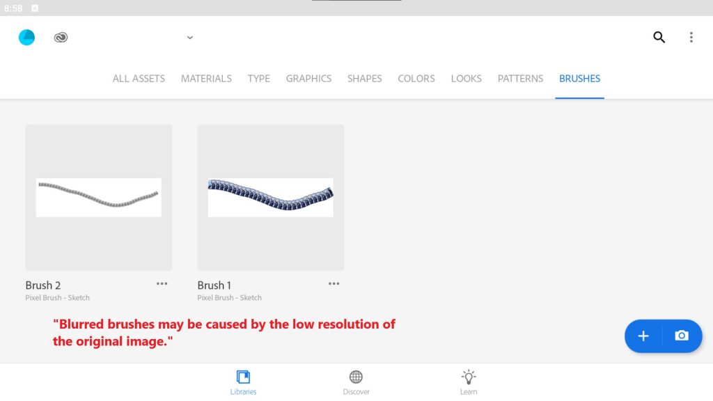 Brushes appear