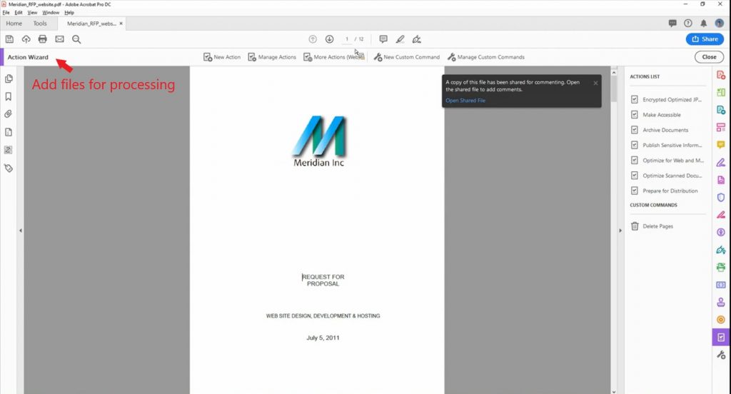 Add files processing.