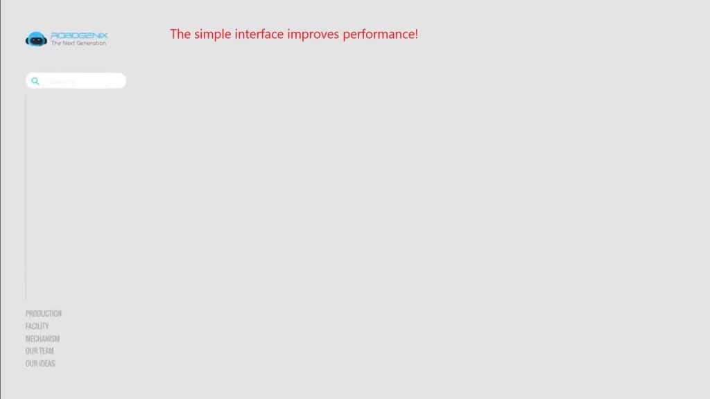 simple interface