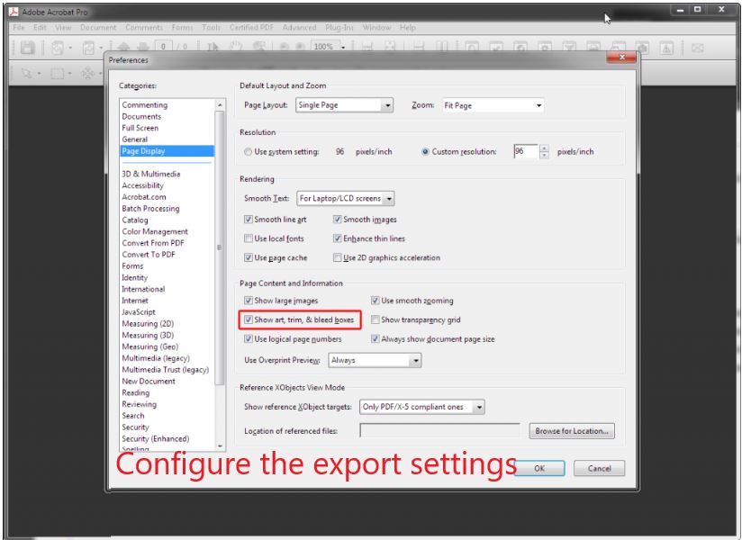 Adjust export